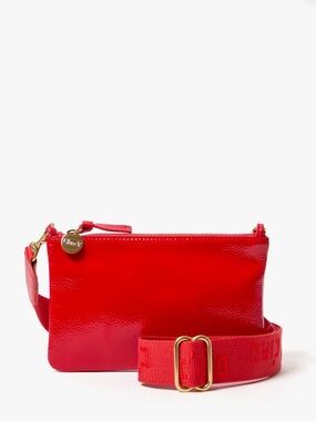 Clare V Red Patent Leather Wallet Clutch